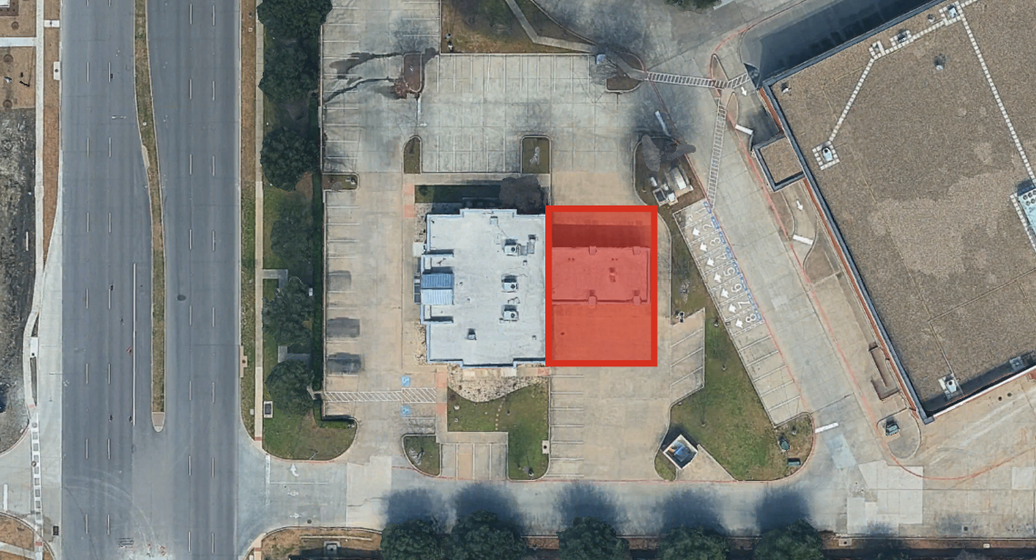 9724 Coit Rd — proposed retail/restaurant site in Plano